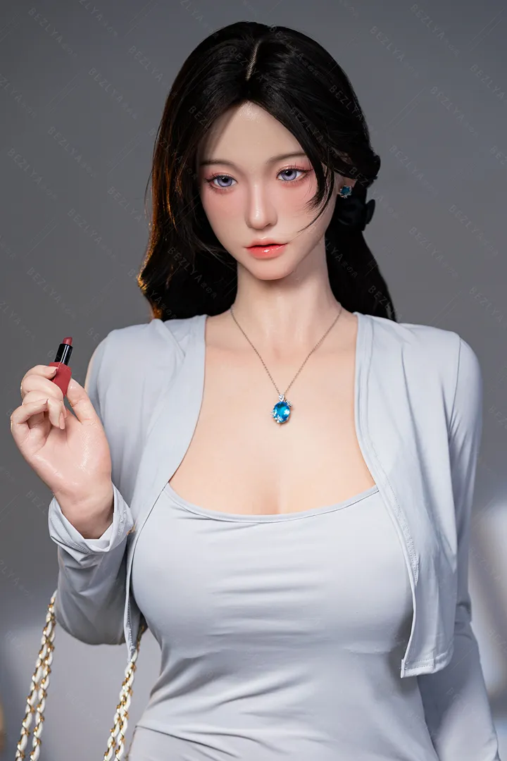 168cm (5ft6) E-cup Real Skin Texture Silicone Sex Doll Lillapruina, ROS Head